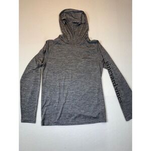 Vineyard Vines Mens Performance Hoodie Heather Gray Long Sleeve Shirt XS
